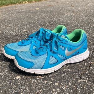 COPY - Nike blue and neon green, excellent condition